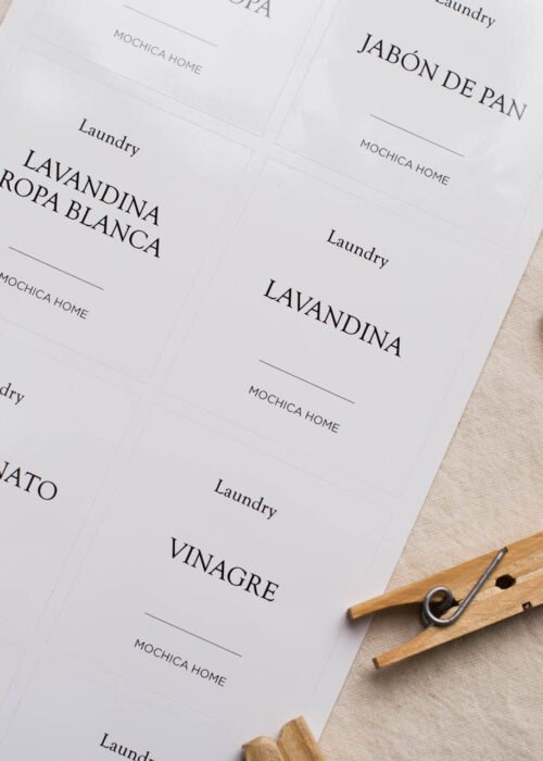 Etiquetas Laundry