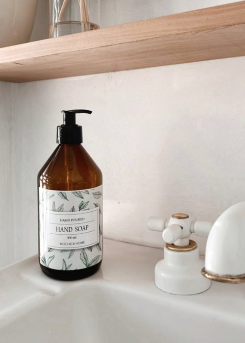 Dispensers etiqueta  floral Hand Soap - Imagen 2