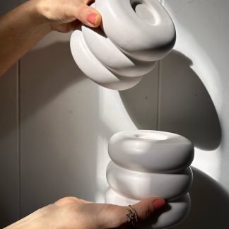 Porta vela anillos