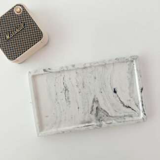 Bandeja rectangular concreto